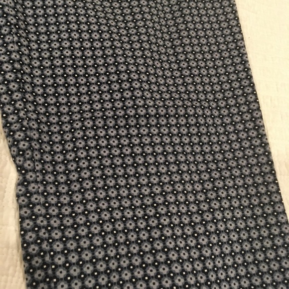 Ann Taylor Navy Pattern Trousers Stretch - Picture 12 of 16